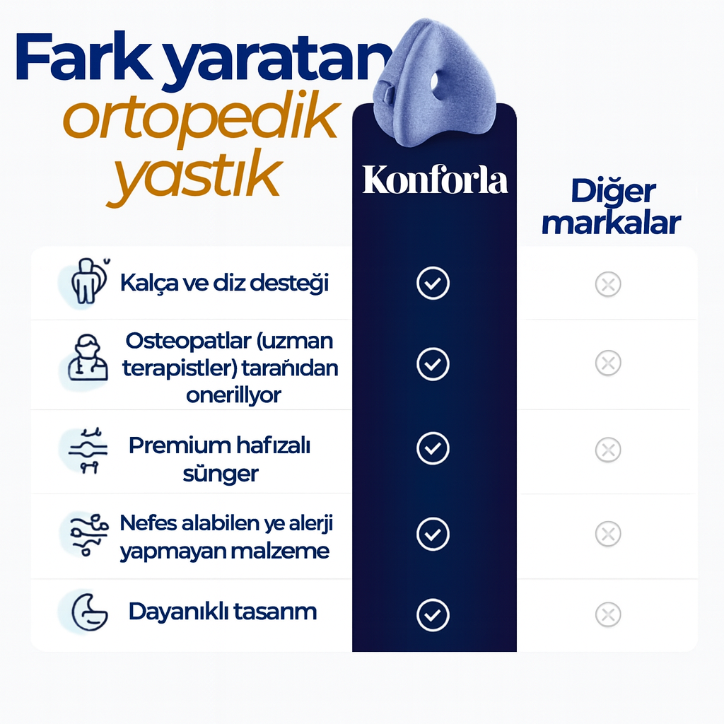 Konforla™ Destekli Diz Yastığı