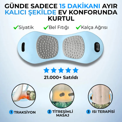 Konforla™ Üç Fonksiyonlu Masaj Aleti